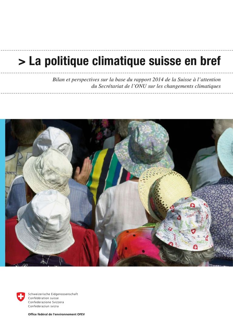 Télécharger le rapport: La politique climatique suisse en bref