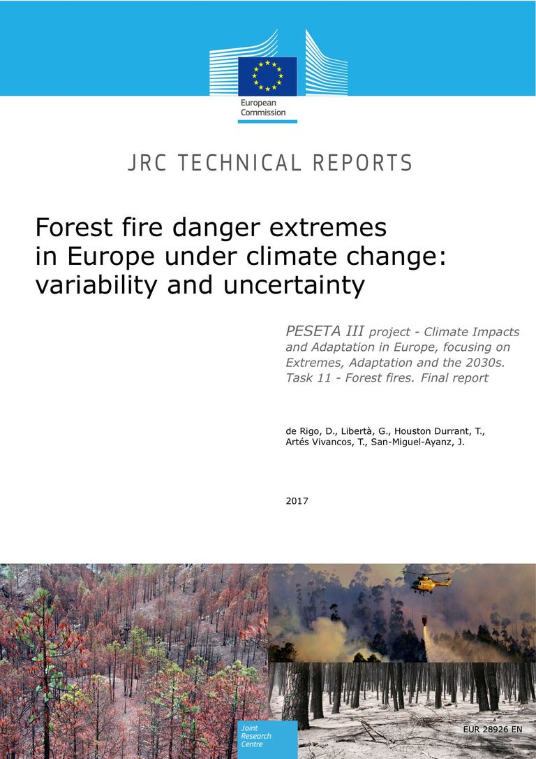 Forest Fire Danger Extremes, Publication
