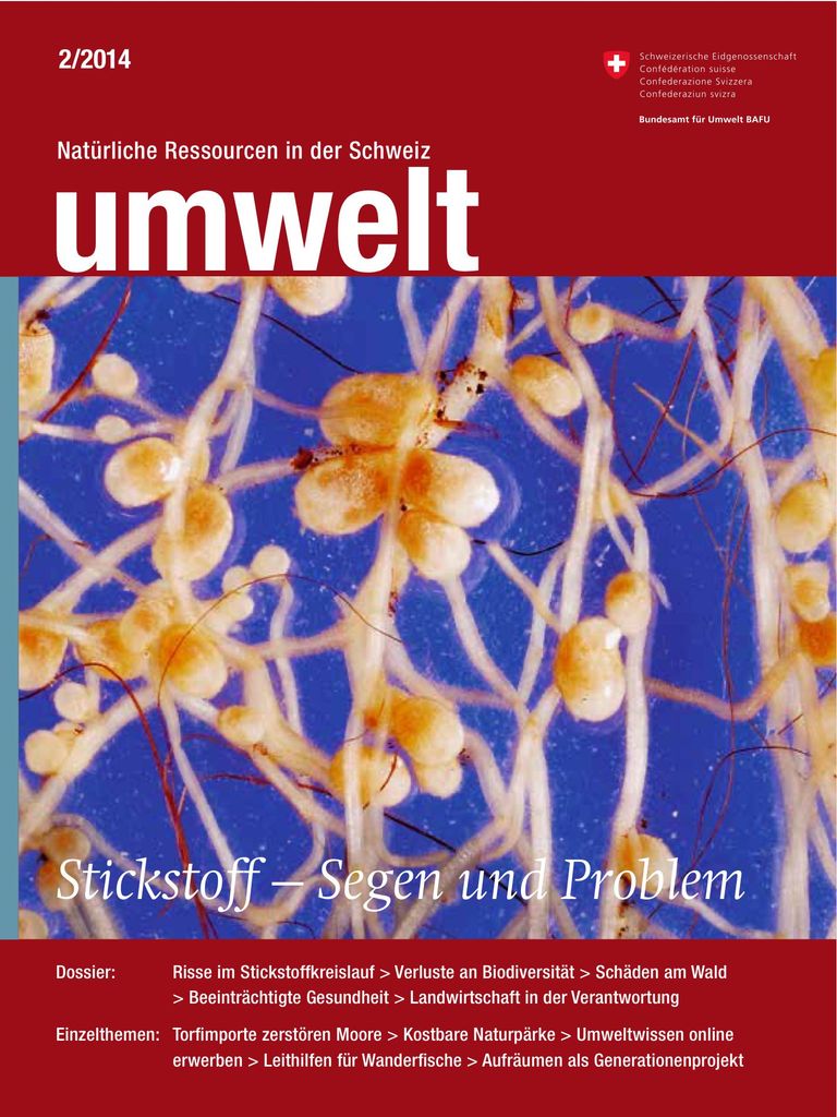 Download "umwelt" Nr. 2/2014: Stickstoff - Segen und Problem
