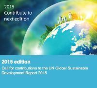 Teaser: Call for contributions on the UN Global Sustainable Development Report 2015