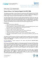 Teaser: IPCC Job: Science Officer in the Technical Support Unit