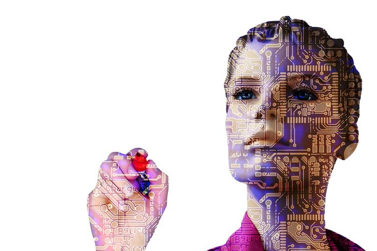 Roboter Künstliche Intelligenz Frau Zukunft