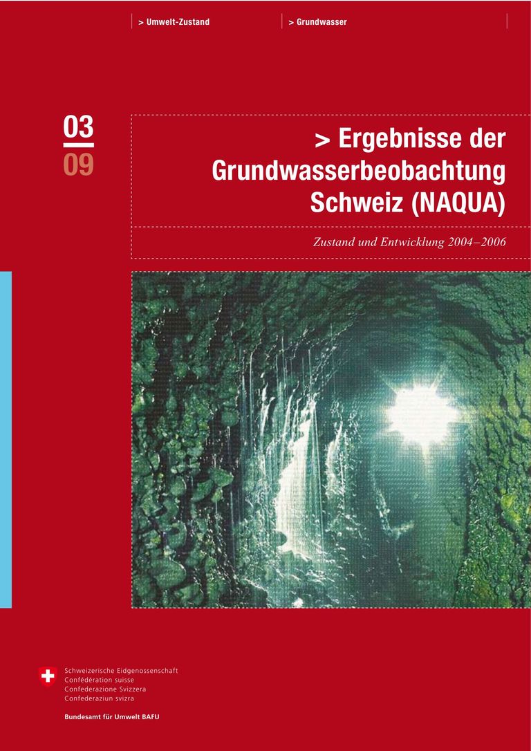 Download Bericht: Ergebnisse der Grundwasserbeobachtung Schweiz (NAQUA)