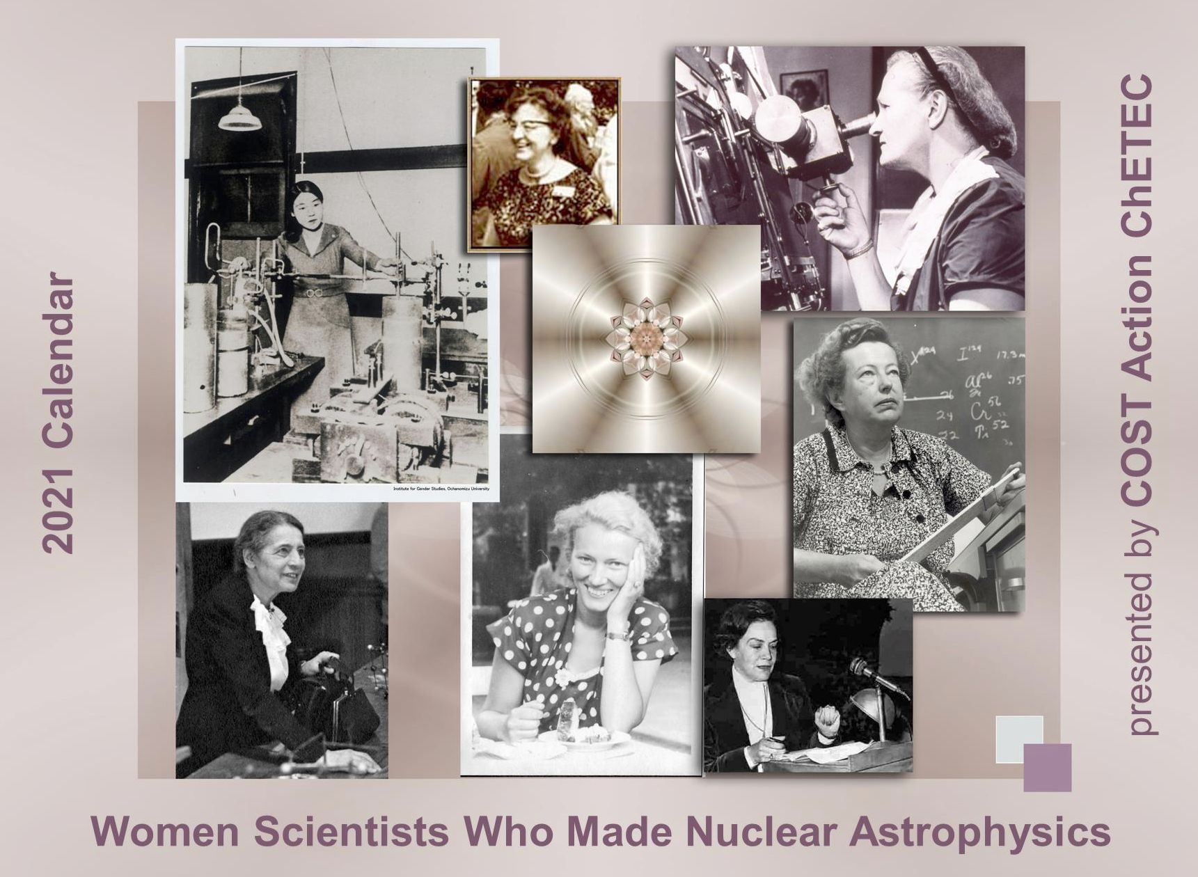 2022 Calendar: Women who made Nuclear Astrophysics